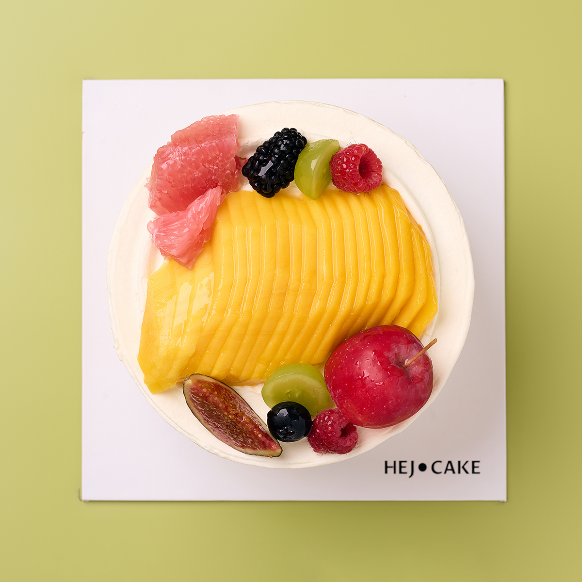 Mango Sticky Rice Cake
