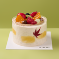 Black Tea Persimmon Rice Pudding Cake