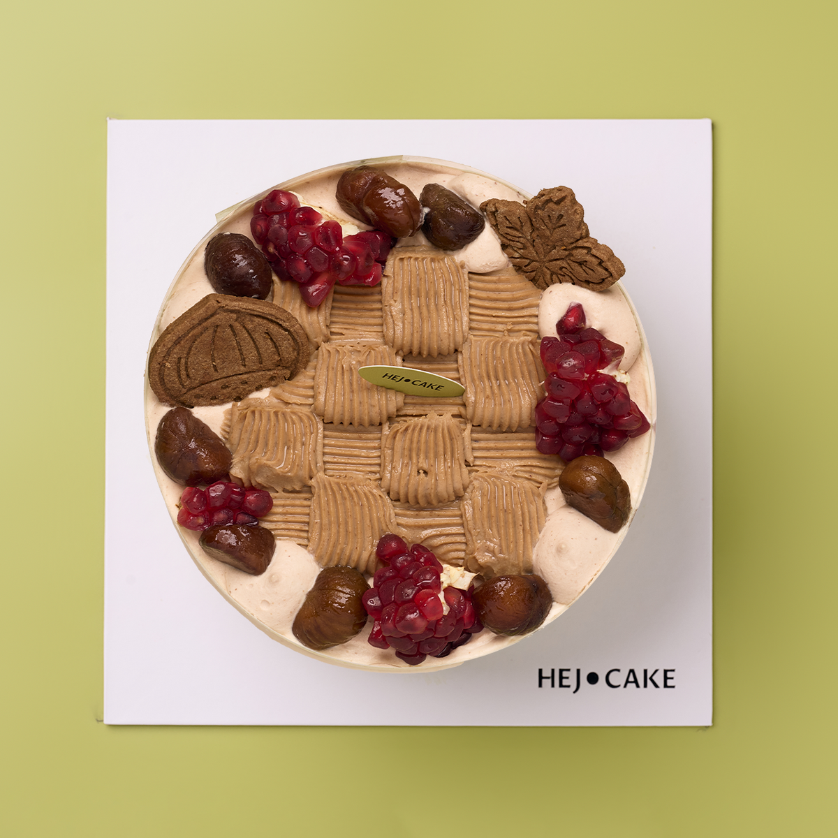 Matcha Hazelnut Chestnut Cake