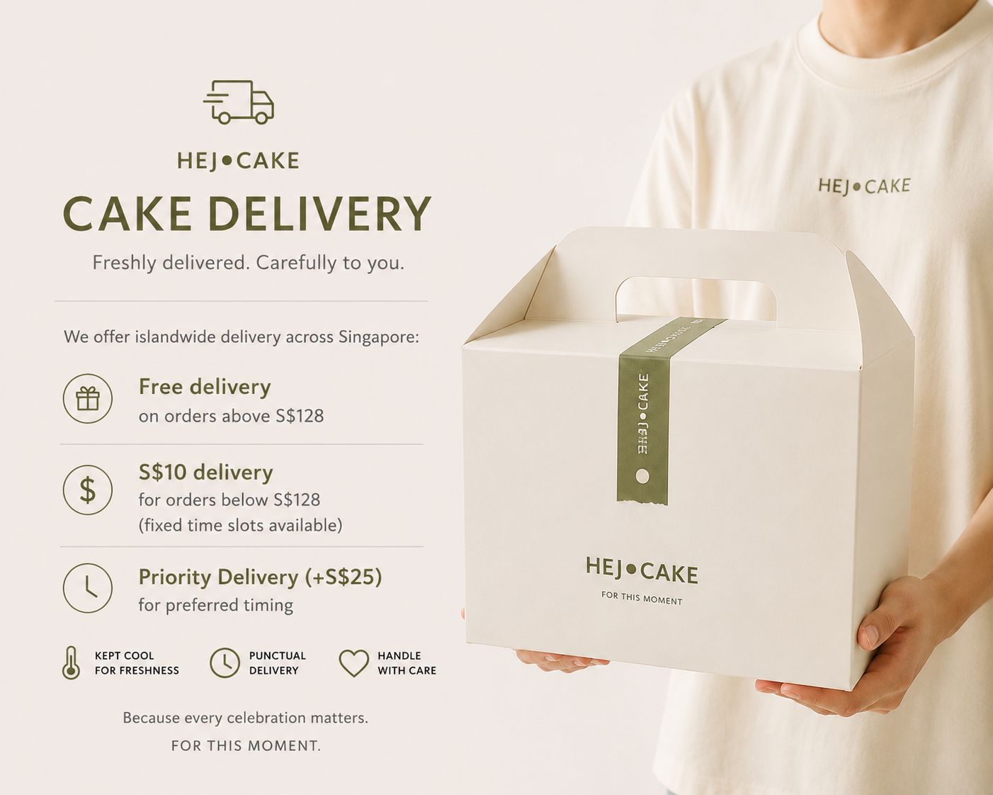 Personalised Delivery (Select Your Preferred Time Slot)
