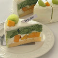 Isuzu Matcha Mango Mille Crepe Slice