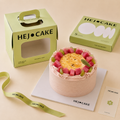 Isuzu Matcha Pink Guava Crème Brûlée Cake