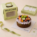 Pistachio Basque Cake