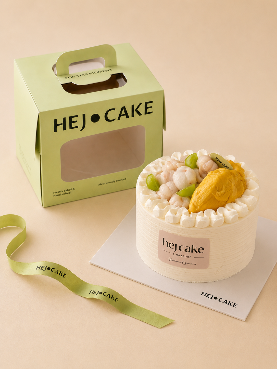 Musang King Durian Mangosteen Cake