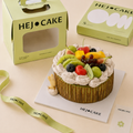 Pistachio Basque Cake