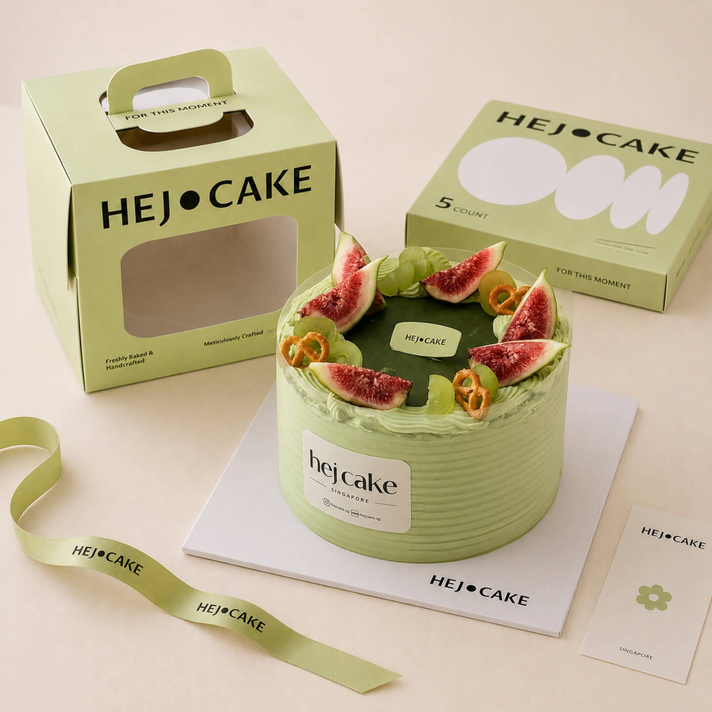 Isuzu Matcha Mille Crepe Cake
